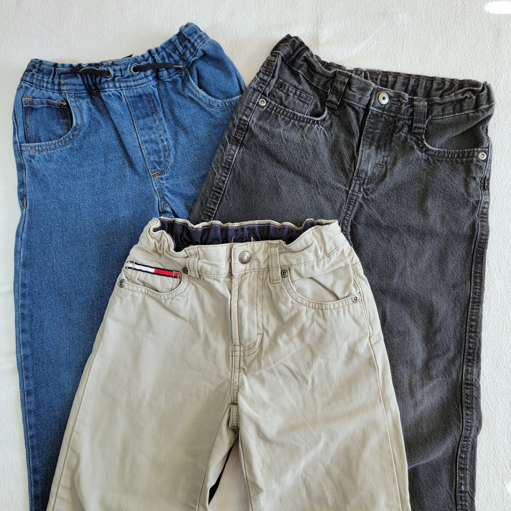 Tommy Hilfiger, Wrangler, American Hawk Kids Pants Jeans Lot of 3 Back To School